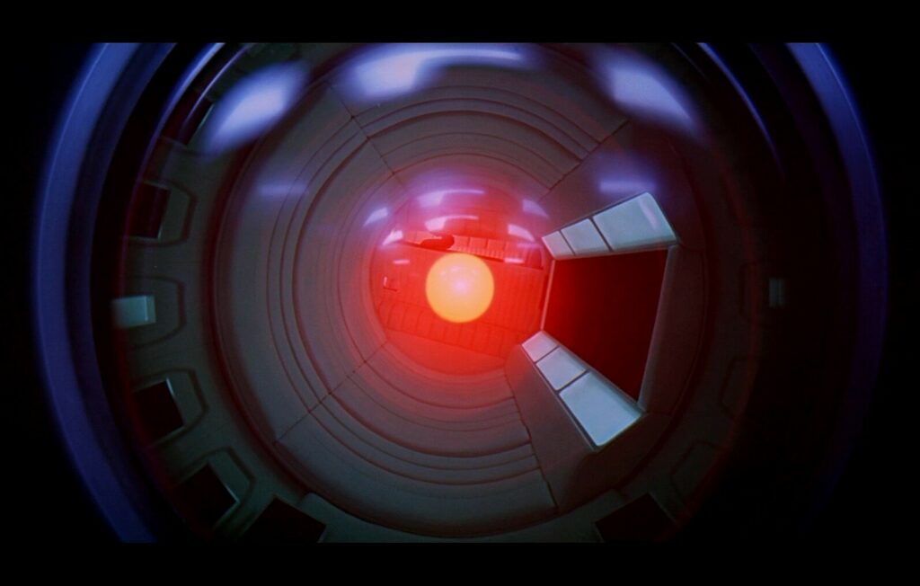 The picture of HAL9000 from Space Odyssey