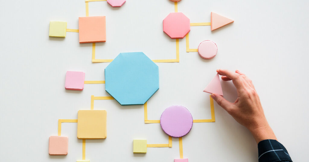 Simulations management with interactive diagrams