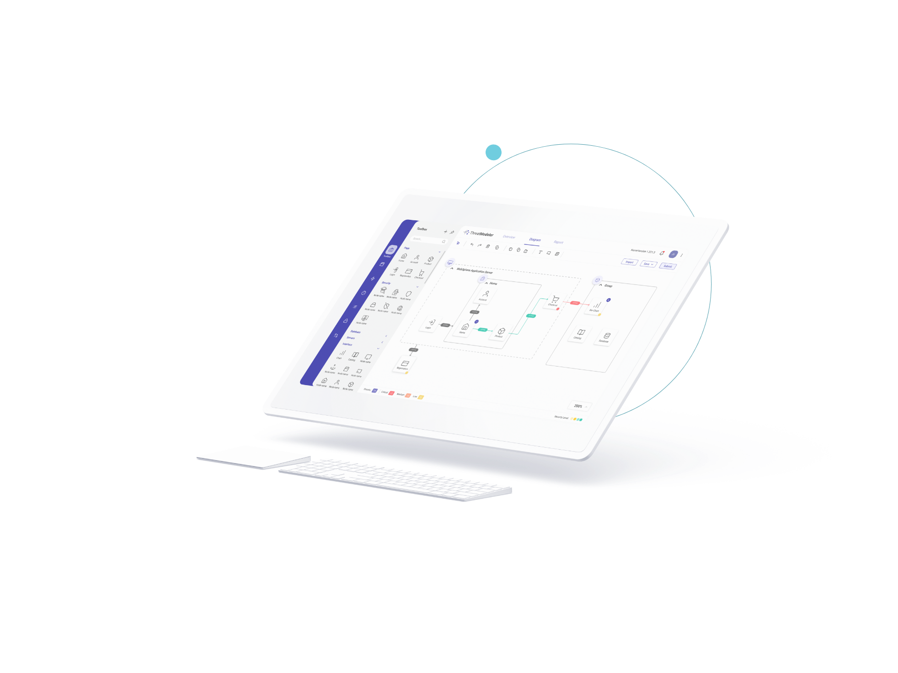 Hero image to the design workshops for IT infrastructure security tool