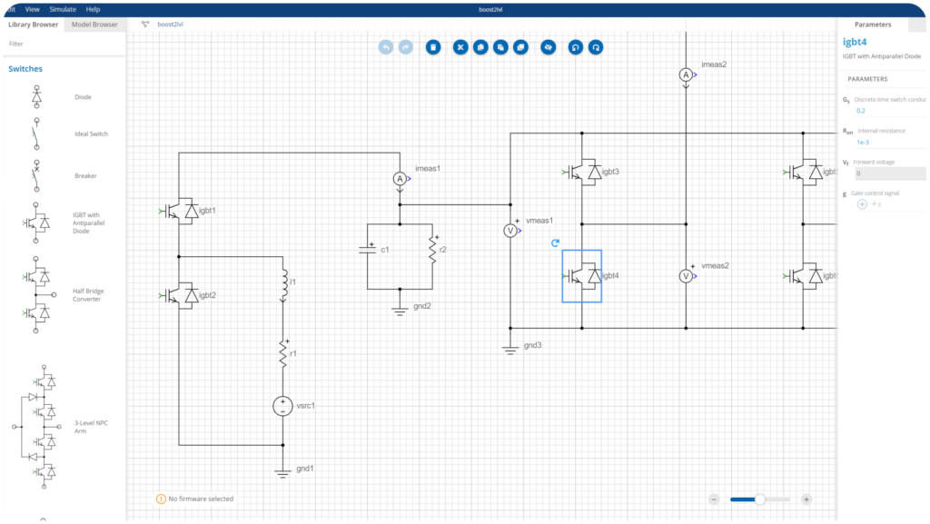 Electric circuit flow diagram