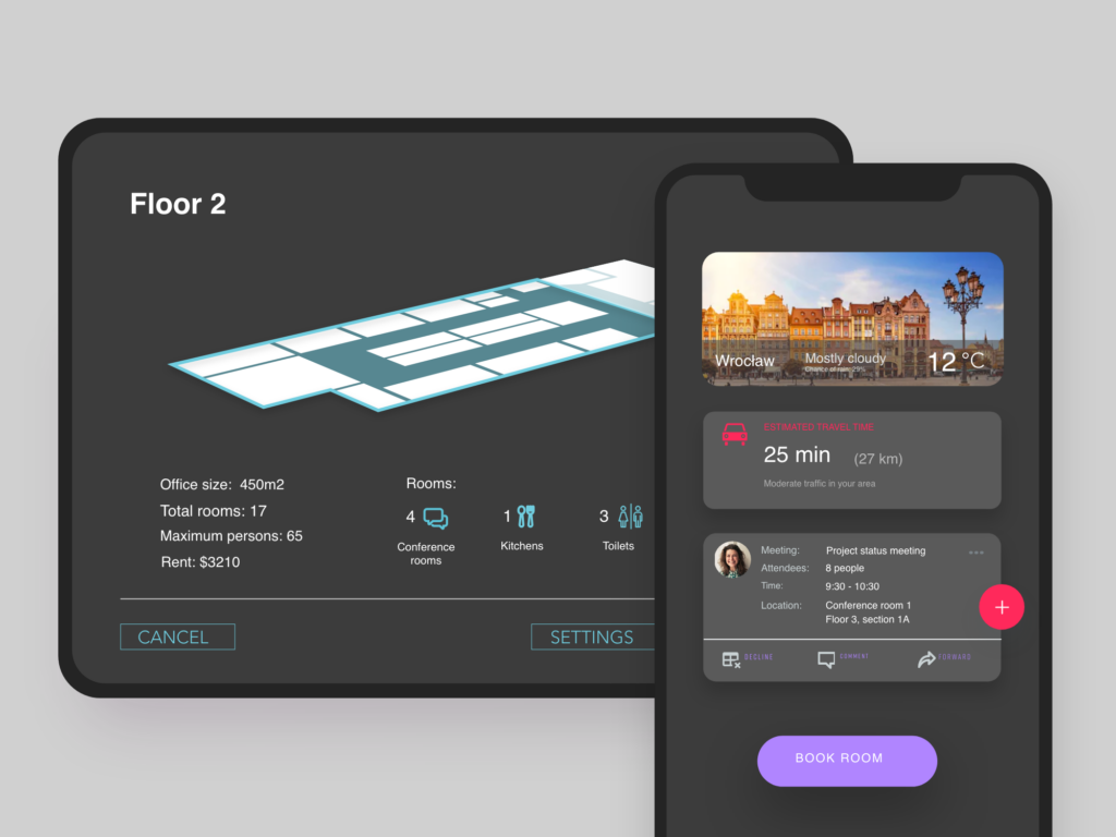 Interactive Data Visualization for smart buildings
