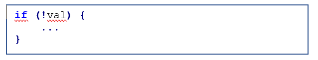 null checks in java script real life example 
