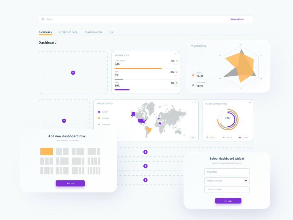 Information visualization data